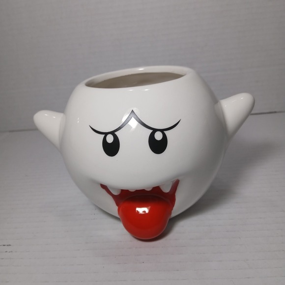 Nintendo Other - Super Mario Bros. Boo Ghost 3D 20oz Mug by Just Funky 2017 Nintendo READ